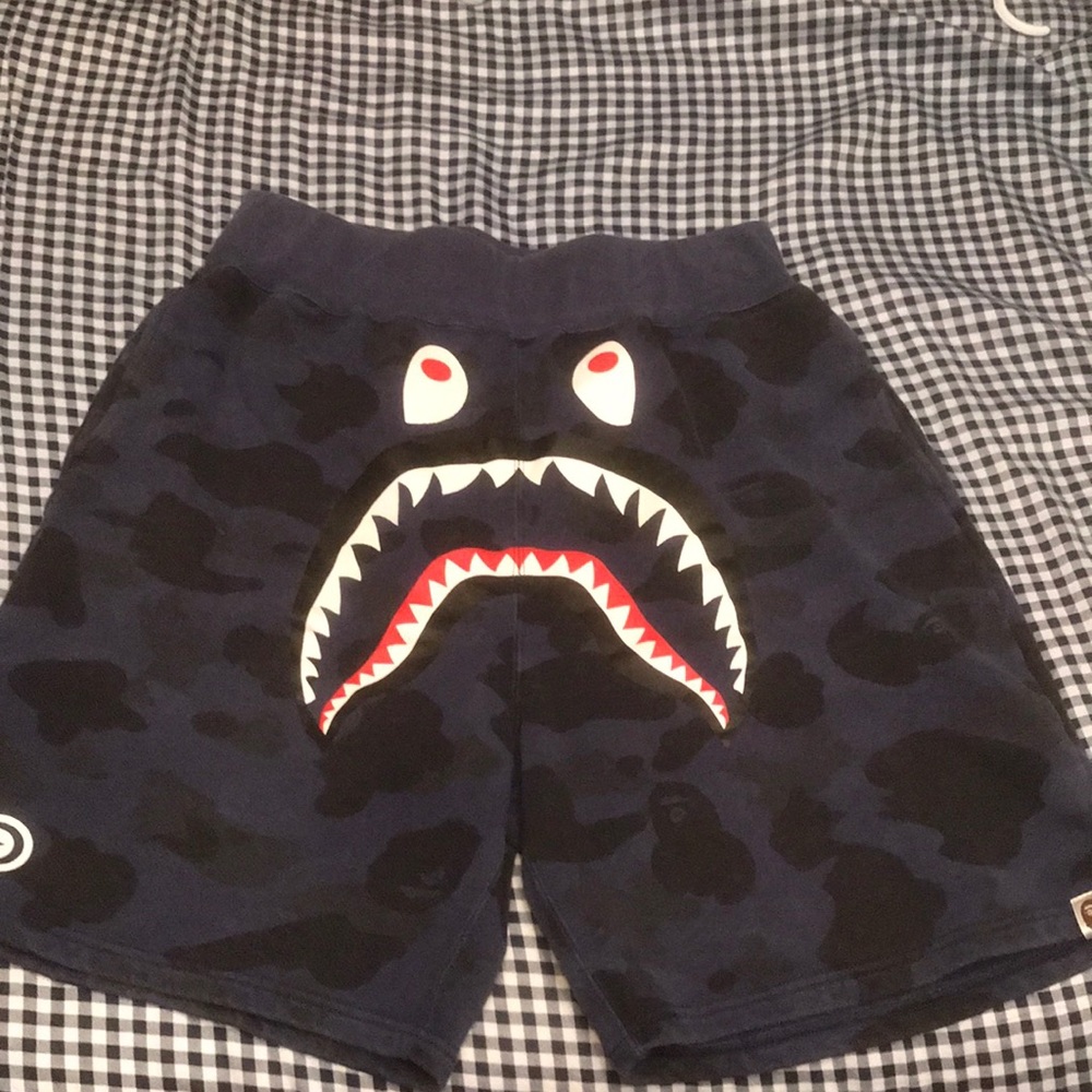 Bape shark shorts